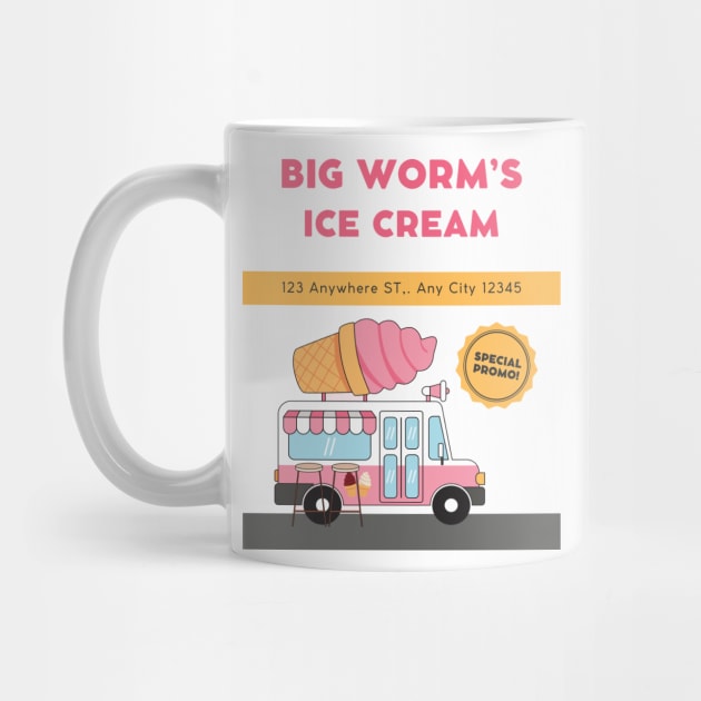 Big worm's ice cream by Pop on Elegance